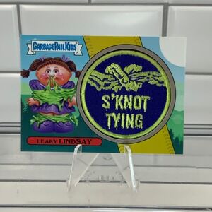Topps Garbage Pail Kids Leaky Lindsay P-ST Gold Patch Card 14/50 Kids At Play
